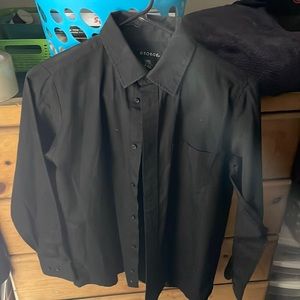 George black long sleeve dress shirt , young boys size.